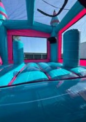 IMG 9952 1731682144 Miami Beach Vibes Basketball Jam Wet/Dry Combo Bouncer Slide