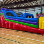 45" 5 Color Dash Obstacle Course with Super Slide