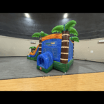 Jungle Trek Dual Sliding Lane Basketball Jam Slide